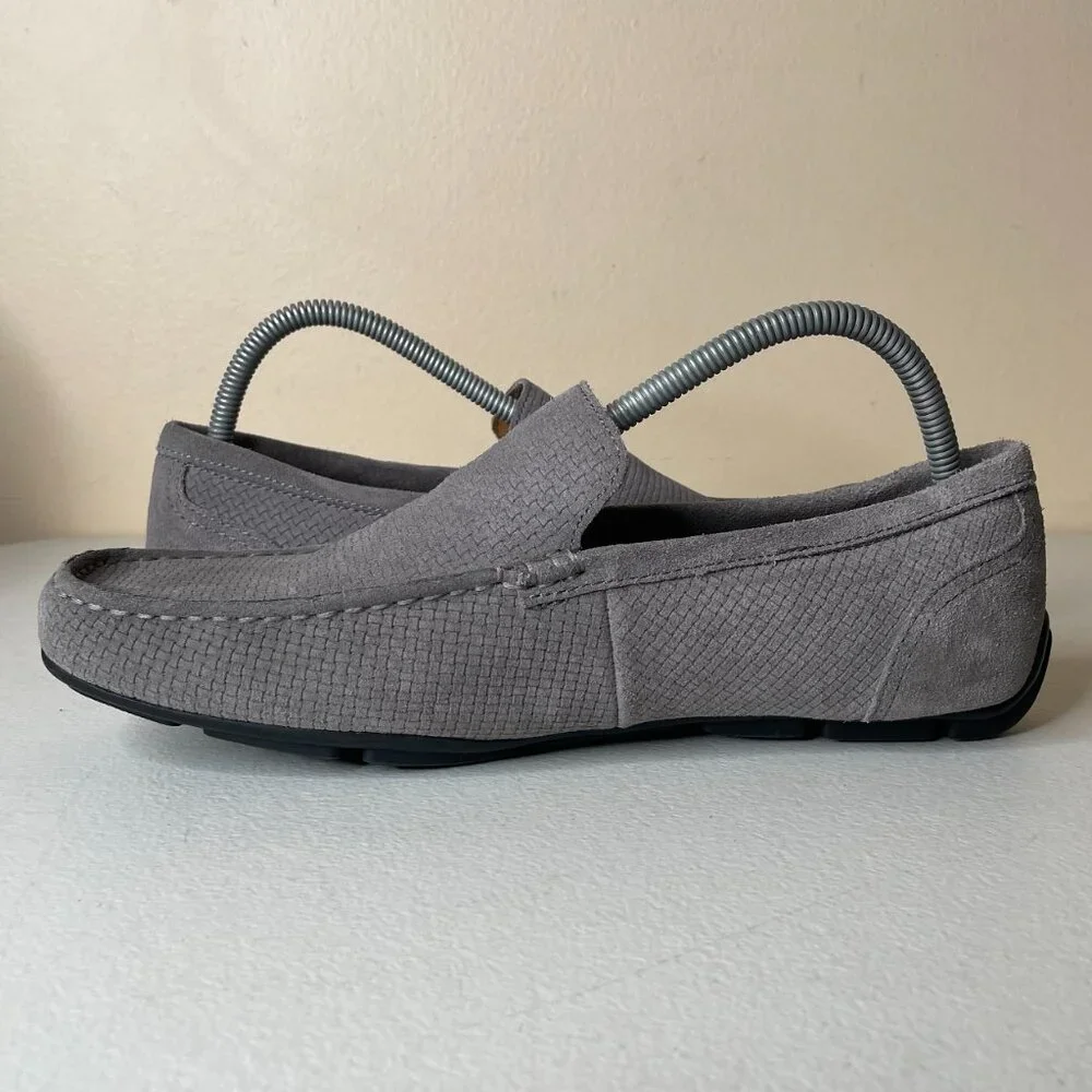 Alfani Kendric Men's Textured Driving Loafer Shoes Size 10